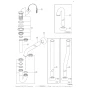 LIXIL(リクシル) LF-4SAL ﾐｶｲﾌｳﾋﾝ LIXIL(リクシル) ゴム栓式排水Ｓトラップ 商品図面 施工説明書 分解図 LIXIL(リクシル) ゴム栓式排水Ｓトラップ 分解図1